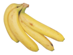 Скачать PNG картинку на прозрачном фоне Бананы в связке