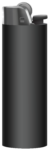 Скачать PNG картинку на прозрачном фоне Черная кремниевая зажигалка