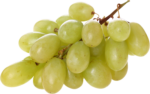 Скачать PNG картинку на прозрачном фоне Гроздь белого винограда