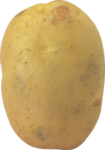 Скачать PNG картинку на прозрачном фоне Картошка, картофель, вид сверху