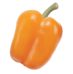 Скачать PNG картинку на прозрачном фоне Оранжевый болгарский перец