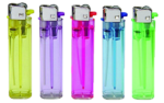 Скачать PNG картинку на прозрачном фоне Прозрачные газовые зажигалки, разных цветов, кремниевые