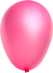 Скачать PNG картинку на прозрачном фоне Розовый воздушный шар