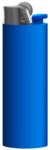 Скачать PNG картинку на прозрачном фоне Синяя кремниевая зажигалка