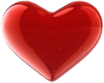 Скачать PNG картинку на прозрачном фоне Стеклянное нарисованное сердце