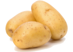 Скачать PNG картинку на прозрачном фоне Три картошки, рядом, картофель