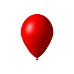 Скачать PNG картинку на прозрачном фоне Воздушный шар красный