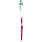 Скачать PNG картинку на прозрачном фоне Бело-фиолетовая зубная щетка