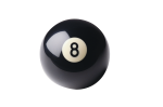 Скачать PNG картинку на прозрачном фоне Бильярдный шар, черный с цифрой восемь, 8
