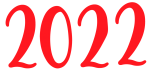 Скачать PNG картинку на прозрачном фоне Число-2022,-красивый-шрифт,-красный-цвет