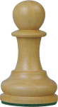 Скачать PNG картинку на прозрачном фоне Деревянная шахматная фигура, пешка