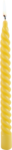 Скачать PNG картинку на прозрачном фоне Горящая желтая спиральная свечка