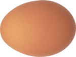 Скачать PNG картинку на прозрачном фоне Коричневое яйцо