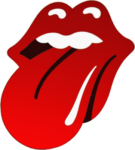 Скачать PNG картинку на прозрачном фоне Красные нарисованные губы с высунутым языком