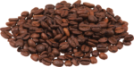 Скачать PNG картинку на прозрачном фоне Куча кофейных зерен