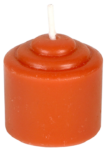 Скачать PNG картинку на прозрачном фоне Маленькая горящая оранжевая свечка