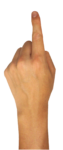 Скачать PNG картинку на прозрачном фоне Мужской палец, указательный