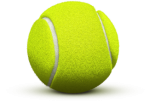 Скачать PNG картинку на прозрачном фоне Мяч для большого тенниса с тенью