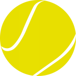 Скачать PNG картинку на прозрачном фоне Мяч для тенниса, нарисованный