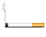 Скачать PNG картинку на прозрачном фоне Нарисованная сигарета, тлеет
