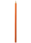 Скачать PNG картинку на прозрачном фоне Оранжевый карандаш заточенный