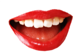 Скачать PNG картинку на прозрачном фоне Приоткрытый рот, красные губы