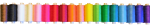 Скачать PNG картинку на прозрачном фоне Разноцветные нитки в ряд