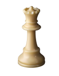 Скачать PNG картинку на прозрачном фоне Шахматная фигура, королева, ферзь, белого цвета