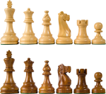 Скачать PNG картинку на прозрачном фоне Шахматные фигуры, деревянные, король, ферзь, ладья, слон, конь и пешка, белые и темные