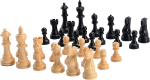 Скачать PNG картинку на прозрачном фоне Шахматные фигуры, расставленные, без доски