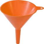 Скачать PNG картинку на прозрачном фоне Воронка кухонная, оранжевая пластиковая